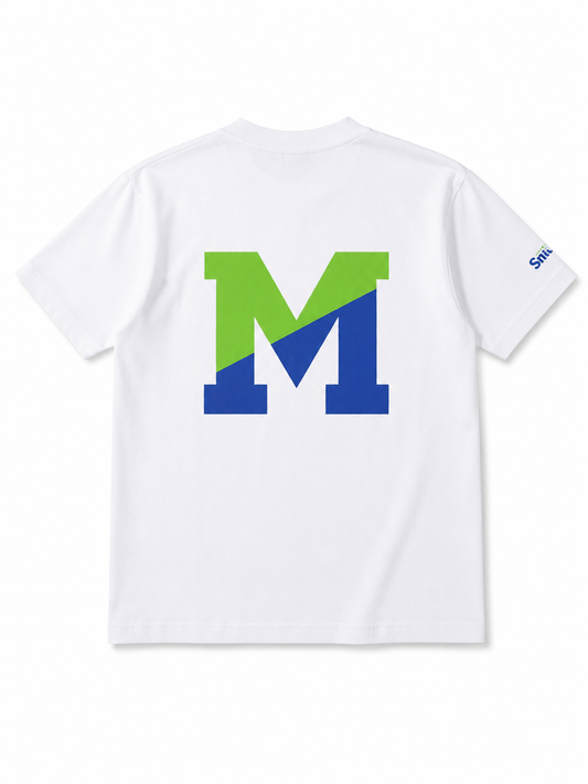 MELON BIG M バックプリント USAコットンTシャツ