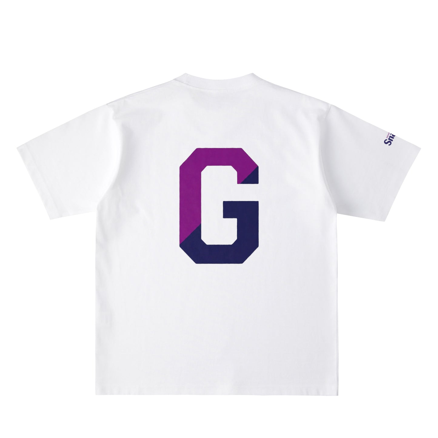 GRAPE BIG G バックプリント USAコットンTシャツ white image