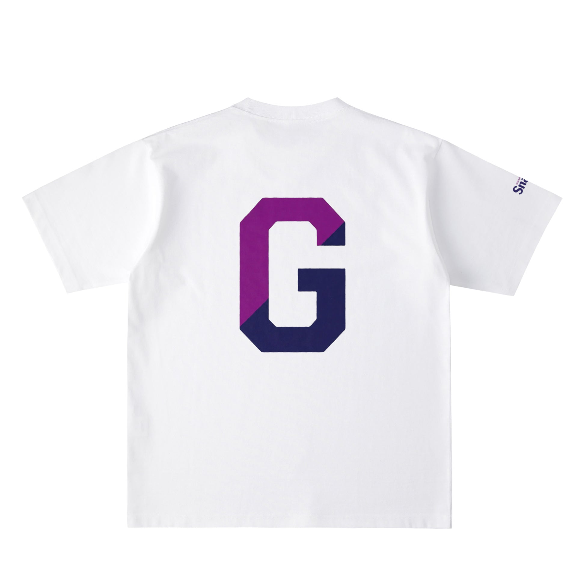 GRAPE BIG G バックプリント USAコットンTシャツ white image