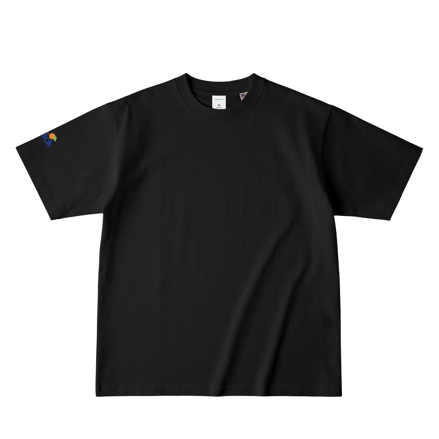 ORANGE BIG O バックプリント USAコットンTシャツ deep-black image