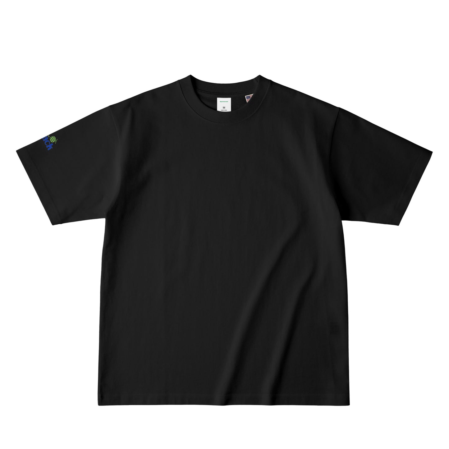MELON BIG M バックプリント USAコットンTシャツ deep-black image