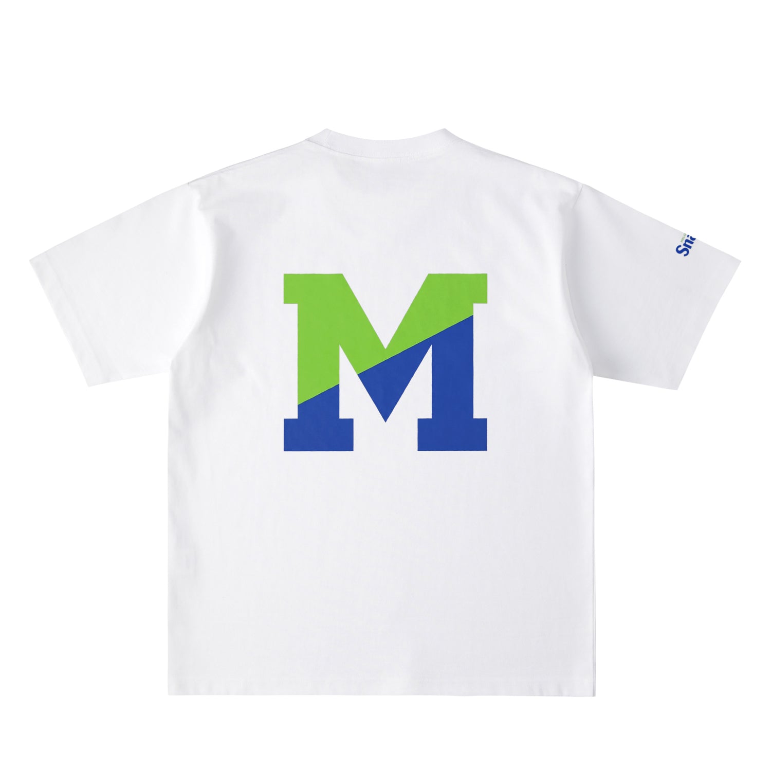 MELON BIG M バックプリント USAコットンTシャツ white image