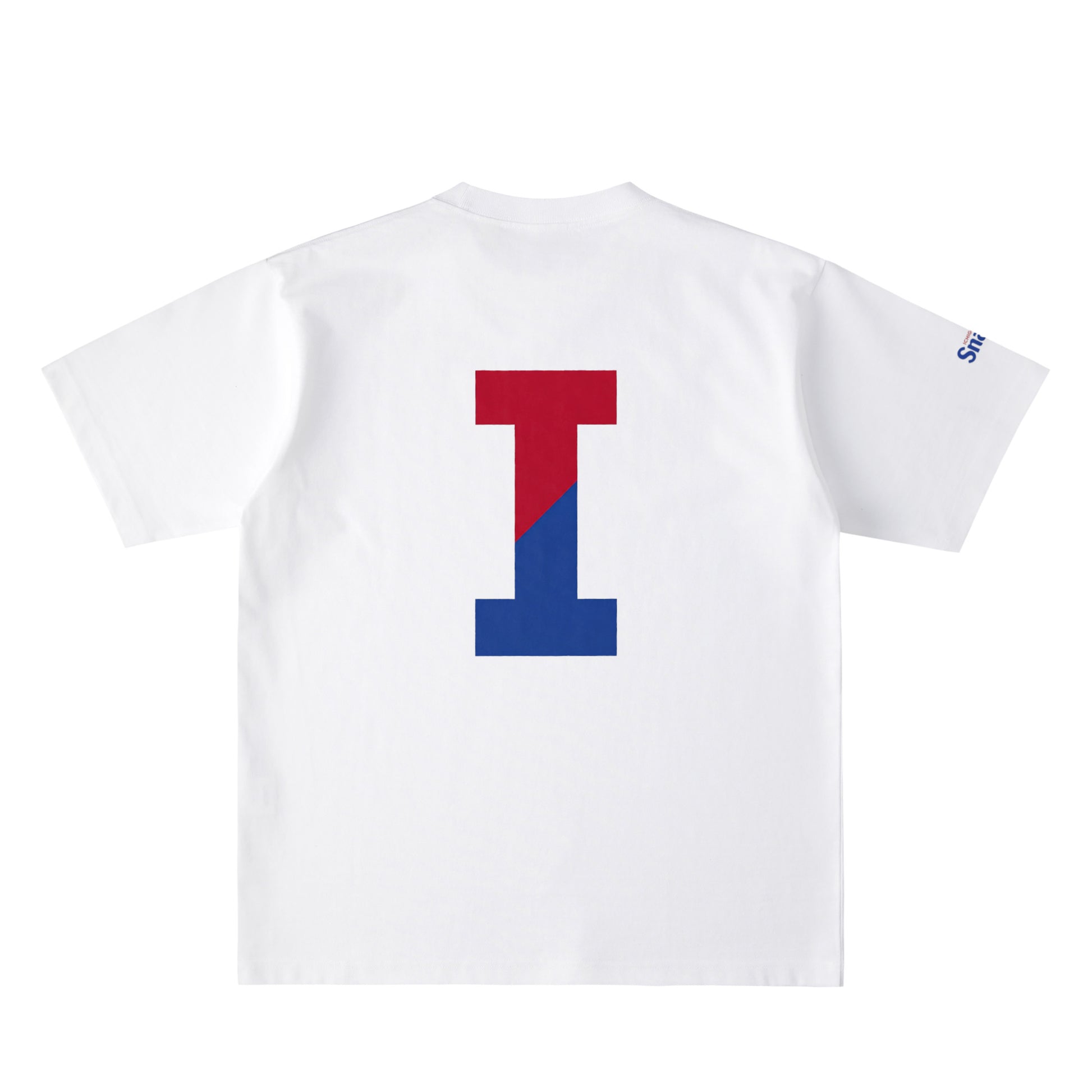 ICHIGO BIG I バックプリント USAコットンTシャツ white image