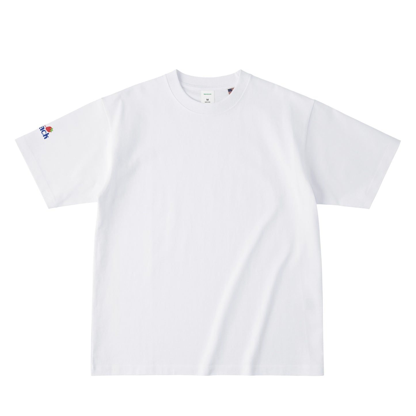 ICHIGO BIG I バックプリント USAコットンTシャツ white image