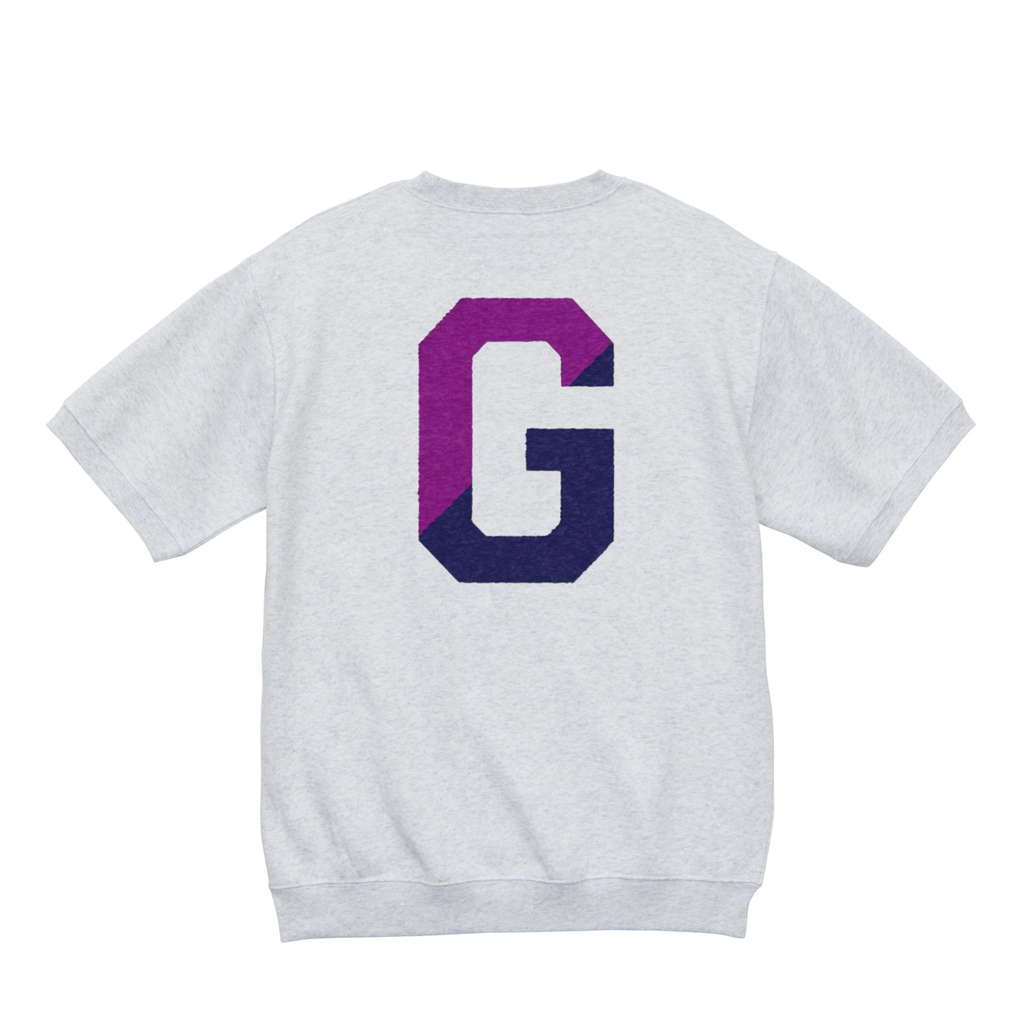 GRAPE BIG G バックプリント 8.2オンス ショートスリーブ スウェット（裏パイル） ash image