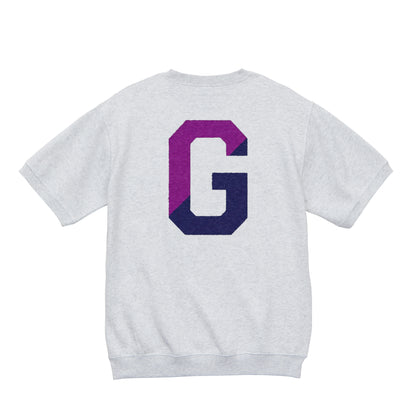 GRAPE BIG G バックプリント 8.2オンス ショートスリーブ スウェット（裏パイル） ash image