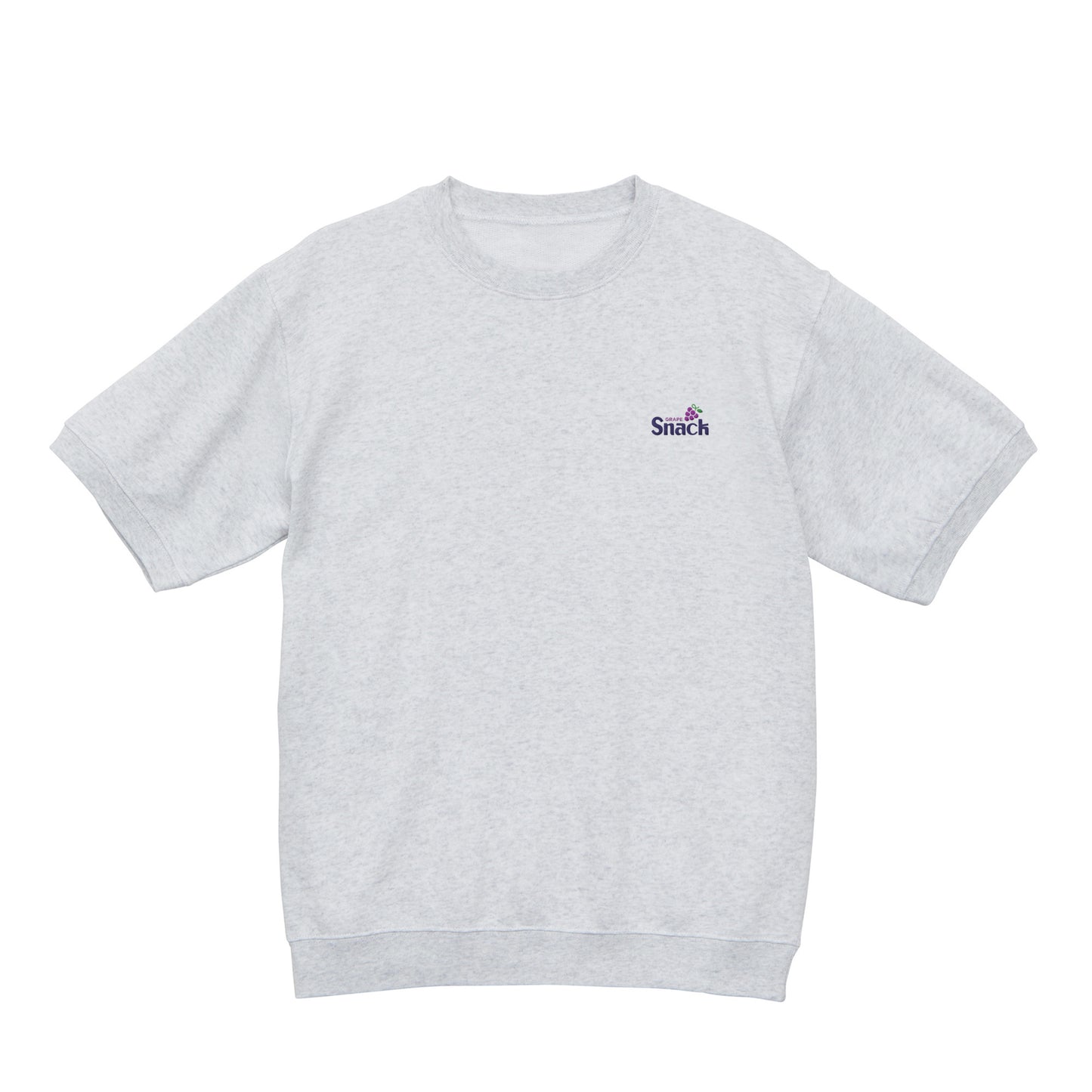 GRAPE BIG G バックプリント 8.2オンス ショートスリーブ スウェット（裏パイル） ash image