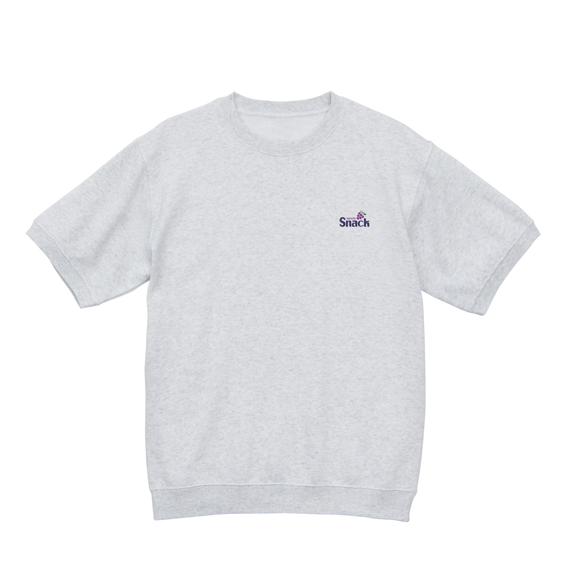 GRAPE BIG G バックプリント 8.2オンス ショートスリーブ スウェット（裏パイル） ash image