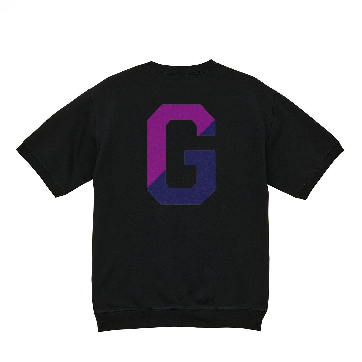 GRAPE BIG G バックプリント 8.2オンス ショートスリーブ スウェット（裏パイル） black image