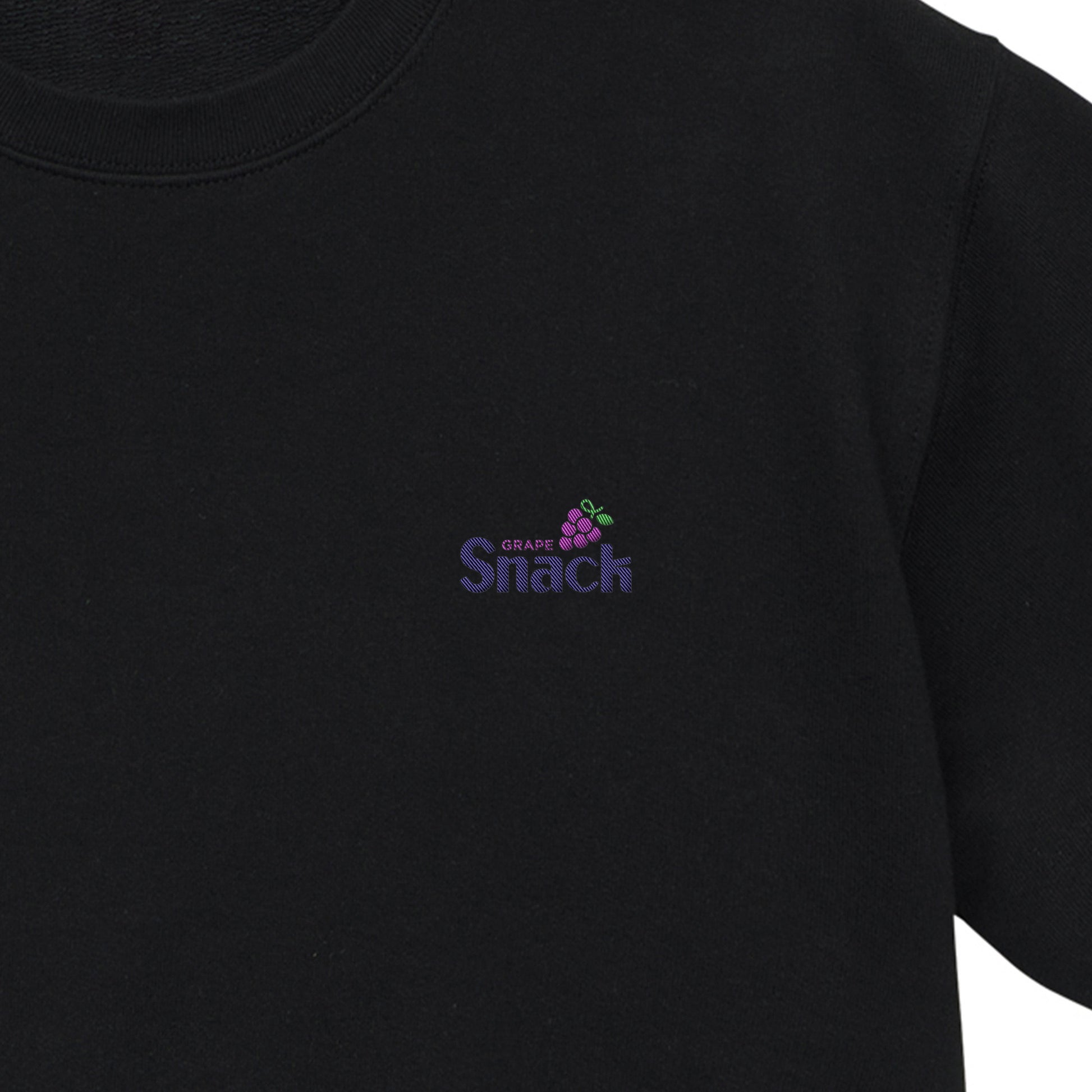 GRAPE BIG G バックプリント 8.2オンス ショートスリーブ スウェット（裏パイル） black image