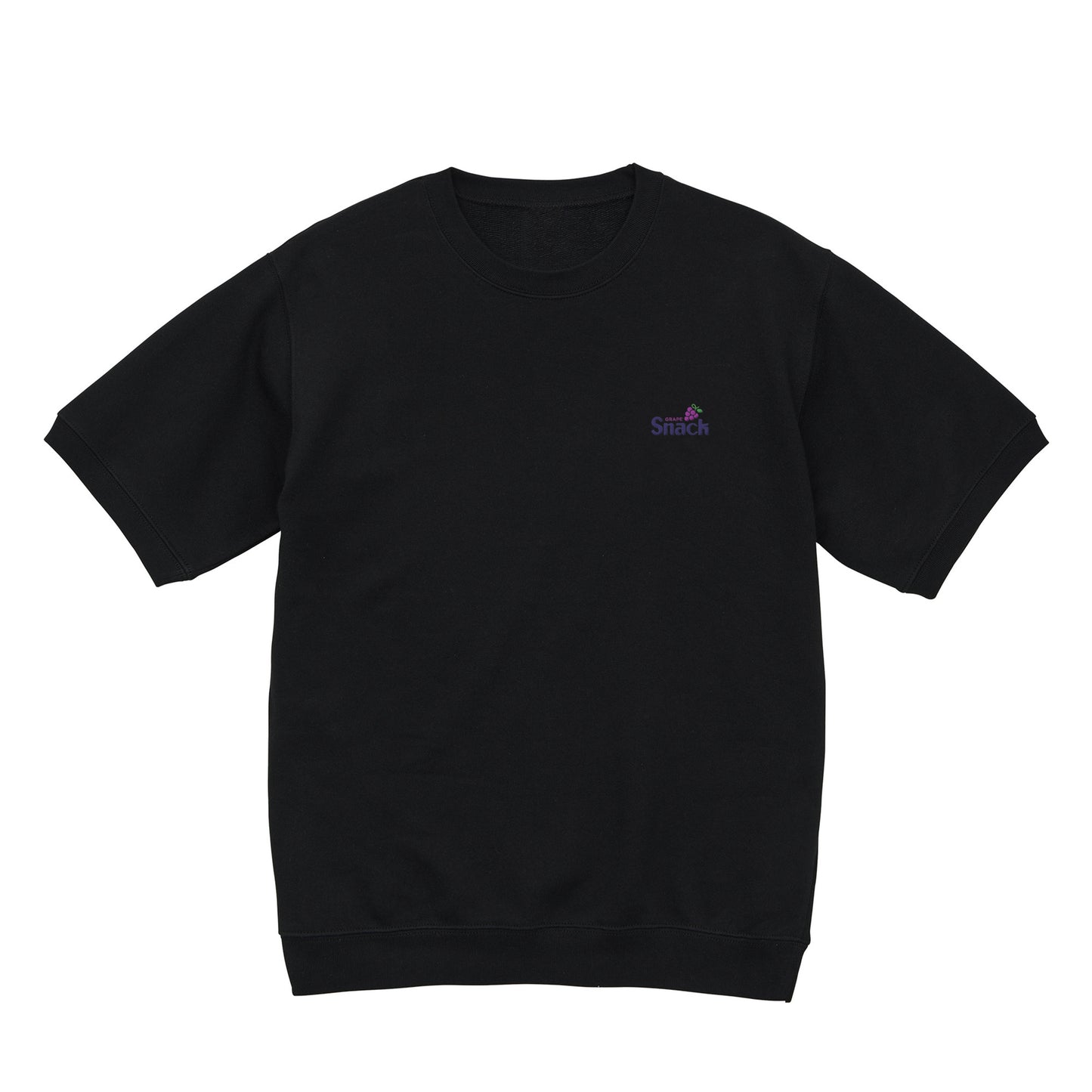 GRAPE BIG G バックプリント 8.2オンス ショートスリーブ スウェット（裏パイル） black image