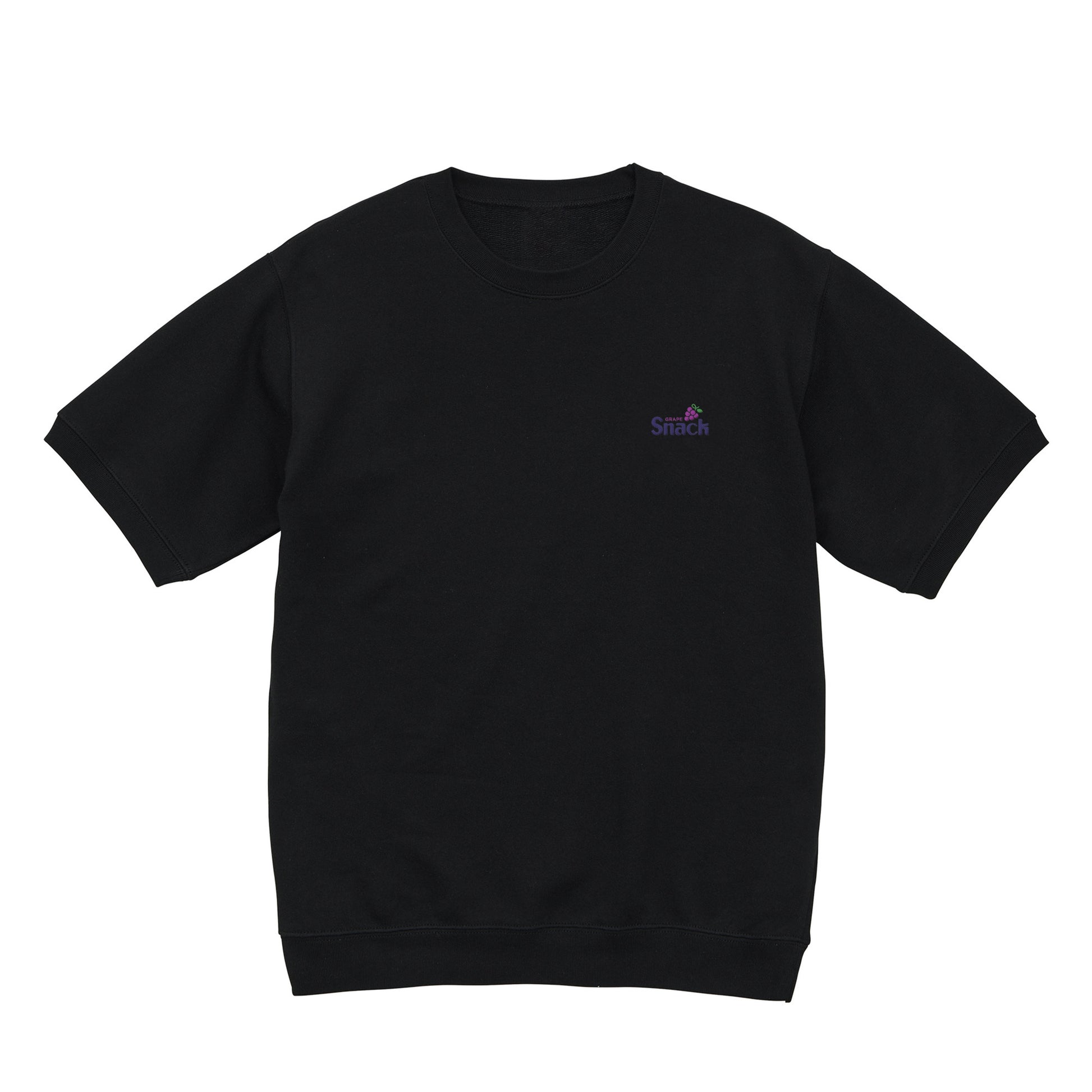 GRAPE BIG G バックプリント 8.2オンス ショートスリーブ スウェット（裏パイル） black image