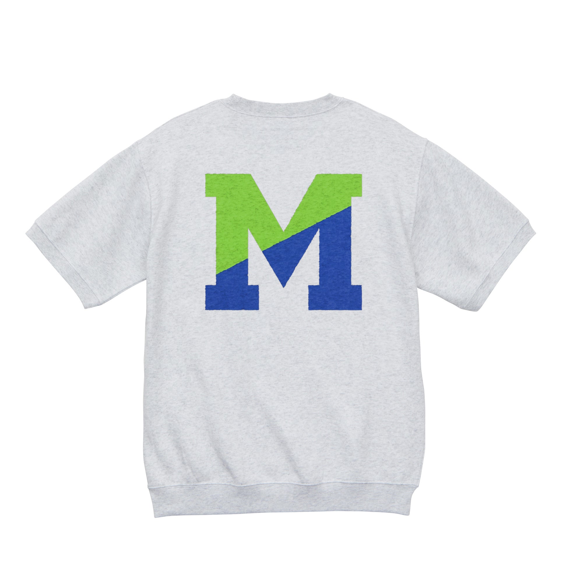 MELON BIG M バックプリント 8.2オンス ショートスリーブ スウェット（裏パイル） ash image