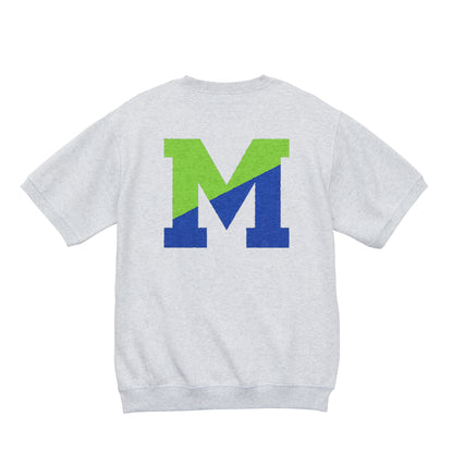MELON BIG M バックプリント 8.2オンス ショートスリーブ スウェット（裏パイル） ash image