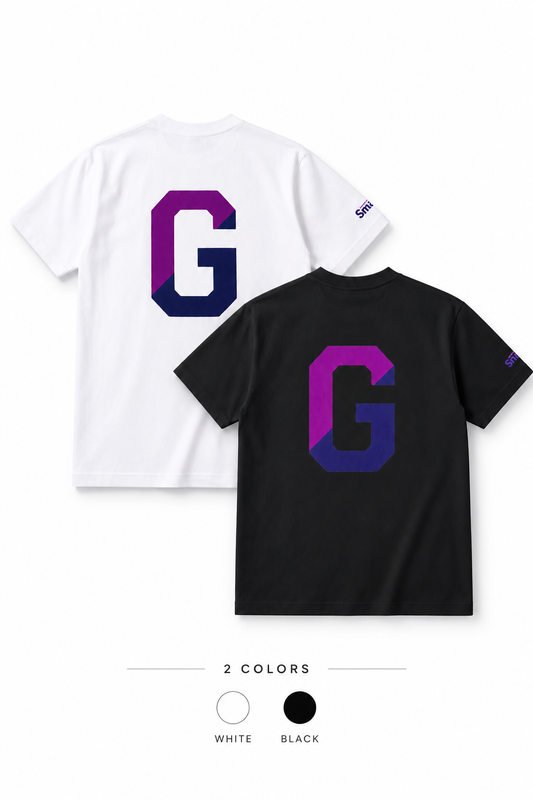GRAPE BIG G バックプリント USAコットンTシャツ