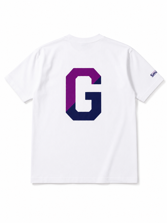 GRAPE BIG G バックプリント USAコットンTシャツ