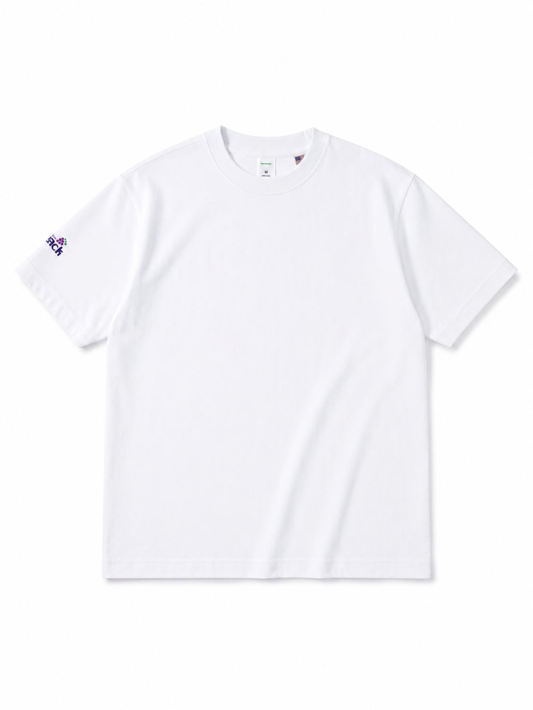 GRAPE BIG G バックプリント USAコットンTシャツ