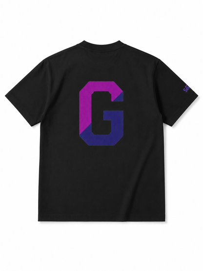 GRAPE BIG G バックプリント USAコットンTシャツ
