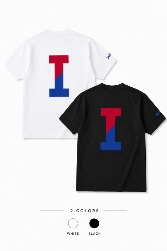 ICHIGO BIG I バックプリント USAコットンTシャツ