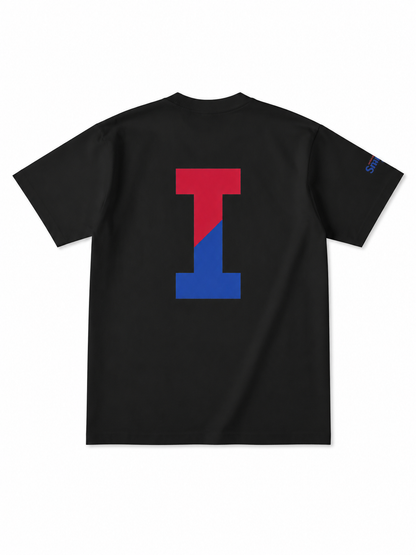ICHIGO BIG I バックプリント USAコットンTシャツ