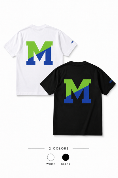 MELON BIG M バックプリント USAコットンTシャツ