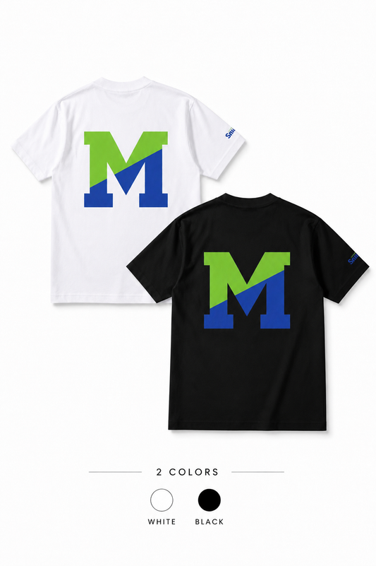 MELON BIG M バックプリント USAコットンTシャツ