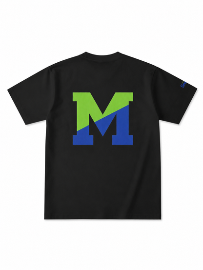 MELON BIG M バックプリント USAコットンTシャツ