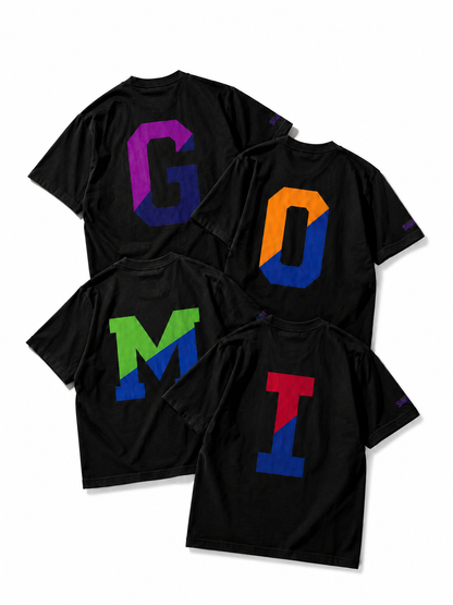 GRAPE BIG G バックプリント USAコットンTシャツ